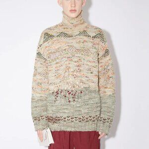 BNWT SS23 ACNE STUDIOS DECONSTRUCTED SWEATER L